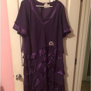 Fancy purple dress